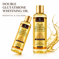 Huile Essentielle Pure de L-Glutathion et Vitamine C Pressée à Froid pour le Blanchiment de la Peau, Hydratante, Soin Visage et Corps, Graines Sucrées, Marque Privée