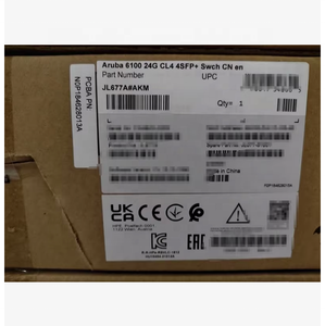 Commutateur QoS PoE SFP 24 ports série <span class=keywords><strong>Aruba</strong></span> <span class=keywords><strong>6100</strong></span> JL677A avec capacité de 128 Gbps et conception empilable - Product Image 2