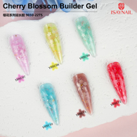 Extension d'ongles en gel UV/LED effet pailleté fleurs d'été, couleurs variées, marque privée, vente en gros