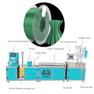Máquina de extrusão de filamento para impressora, plástico pla/abs 3d 1.75/3mm/máquina extrusora de filamento 3d