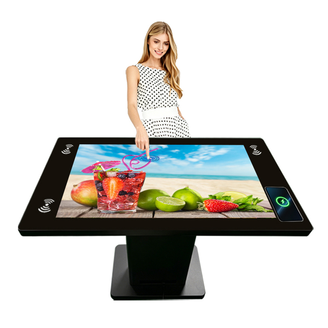 55 Inch Windows I3 I5 I7 Smart Touch Screen Interactive Digital Game Coffee Table With NFC