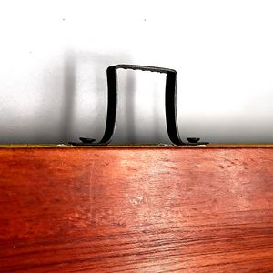 Black Serrated Wall <b>Hook</b> 30mm Length Iron Single <b>Hook</b> <b>For</b> Clock Mirror Frame Hidden <b>Hanging</b> - Product Image 3