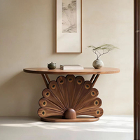 Nouvelle console de style chinois en bois massif d'érable nord-américain, écologique et durable, pour entrée, salon, meuble décoratif d'appoint