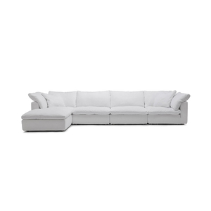 Trong Kho Thả Vận Chuyển Hiện Đại <span class=keywords><strong>Sofa</strong></span> Đồ Nội Thất Phòng Khách Bắc Âu Trắng Đám Mây Modular Cắt Ghế <span class=keywords><strong>Sofa</strong></span> Bộ - Product Image 3