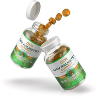 Gummies de Palmier Nain Vitamines Soutien Prostate Usage Adulte Bloque les Récepteurs DHT pour la Croissance Capillaire et la Prévention de la Calvitie