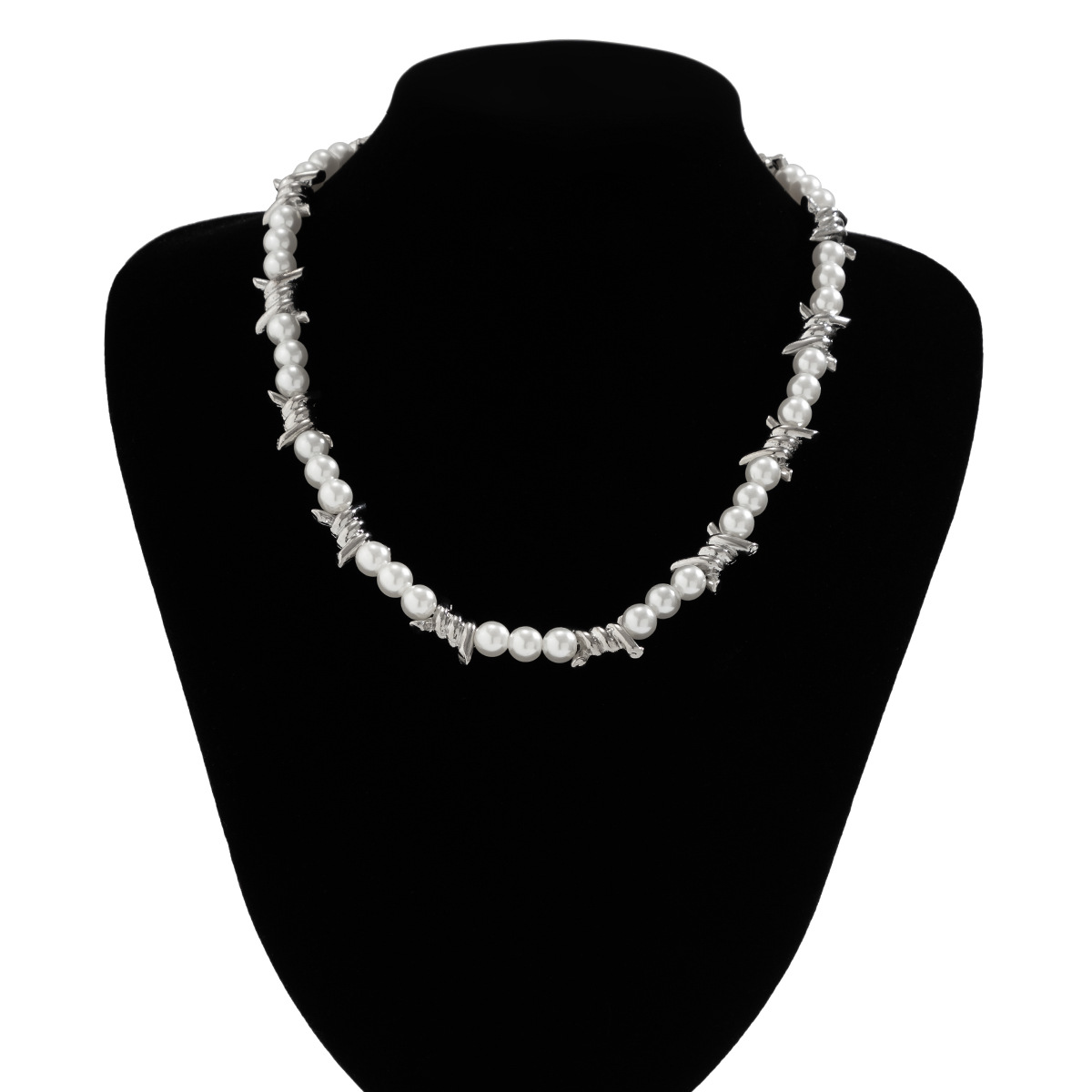 GT Punk Pearl Thorns Necklaces - Hip-Hop Men's Chokers