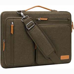 Échantillon gratuit Grande mallette pour homme 15,6 pouces Sacs pour ordinateur portable Affaires Bureau Travail Sac de transport Porte-documents Sac messager Sacs à bandoulière - Product Image 3