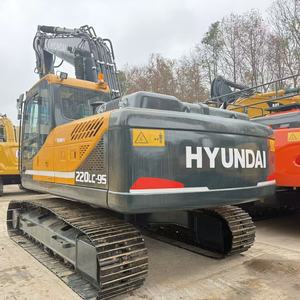Excavatrice sur chenilles Hyundai R220LC-9S d'occasion, 22 tonnes, machine d'origine coréenne, moteur et pompe d'origine en stock, garantie 1 an, à vendre - Product Image 5