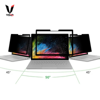 Protecteur professionnel, cadre amovible, étiquette de montage adhésive, filtre de confidentialité, protecteur d'écran pour Surface Pro 8/9