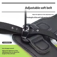Accessoires de tir à l'arc pour arc composé, Bande souple R10 en acier noir, à déclenchement au poignet, haute précision, direct usine, personnalisable