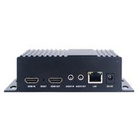 Décodeur d'encodeur vidéo HEVC 4K HDMI vers IP avec affichage Oled