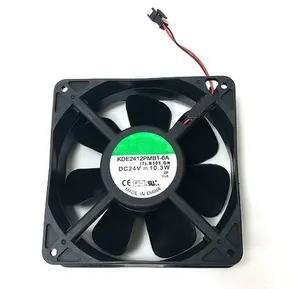 KDE2412PMB1-6A 24V 10.3W 0.42A 12CM 12038 frekans dönüştürücü soğutma fan eksenel akış fanı