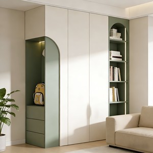 Tocador de maquillaje moderno de madera MDF multifuncional con cajones para dormitorio, de madera para el hogar. - Product Image 1