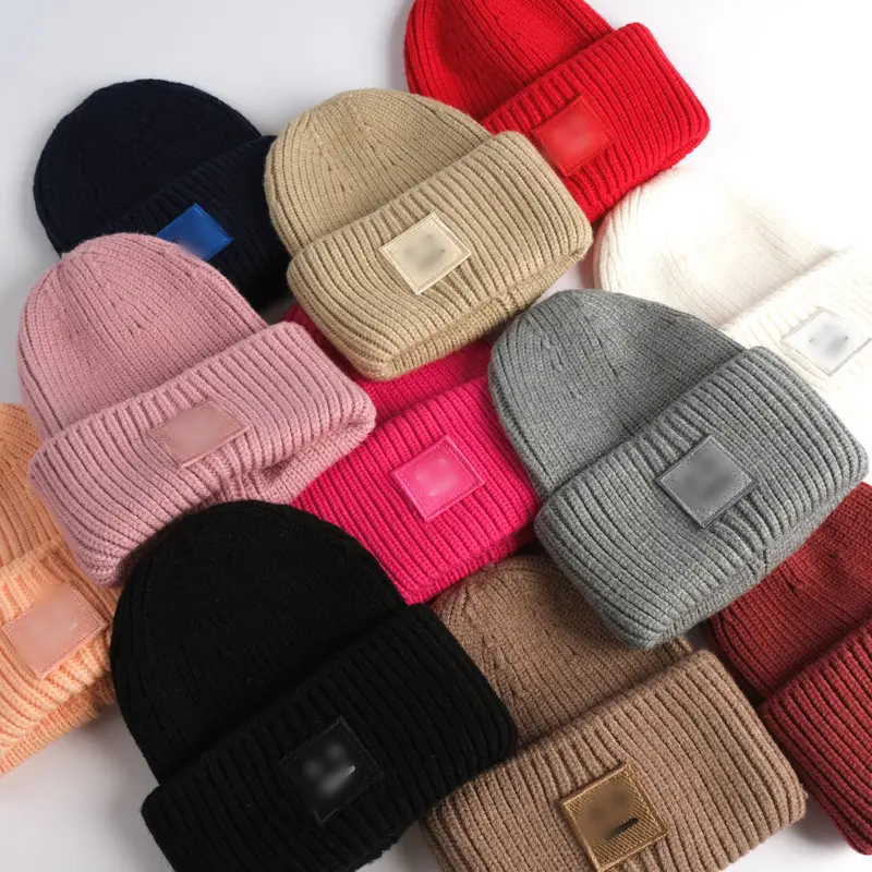 Gorro de lã universal personalizado, gorro de lã 180g quente para amantes e mulheres, quente e para o inverno