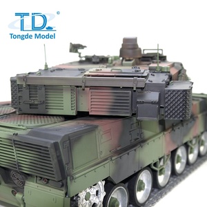 Char d'assaut allemand <span class=keywords><strong>Leopard</strong></span> 2 A7 peint sur mesure <span class=keywords><strong>1</strong></span>/16 RC avec fumée + son + tir (version améliorée) - Product Image 5