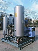 Generator Oksigen PSA Industri Mesin Produksi Oksigen di Tempat dengan Kontrol Otomatis PLC untuk Sistem Ozon Air Limbah Akuakultur