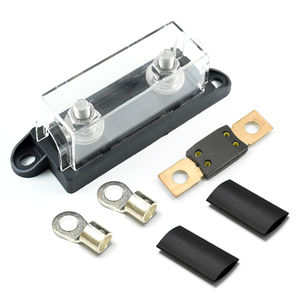 Автомобильный автомобильный держатель предохранителей на болтах M8 ANL держатель предохранителя с черным основанием и прозрачной крышкой для автомобиля корабль - Product Image 4