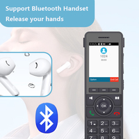 Teléfono VoIP SIP de 3 Líneas Inalámbrico Fijo Sasincomm S07-G 4G LTE con Doble SIM, Pantalla de 2.4" 320x240, Punto de Acceso WiFi y 2 Puertos