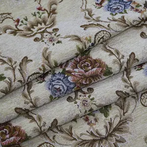 Sofá chenille jacquard de largura 2.8m, novo preço por metro