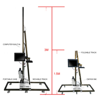 Máquina de impresión de pared Vertical 3D de nuevo estilo, impresora de barniz Digital de inyección de tinta portátil y máquina de pintura UV de pared de tinta de impresión