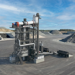 Centrale d'asphalpage à bas prix, productivité nominale 120t/h, centrale de mélange d'asphalte bitumineux chinoise - Product Image 4