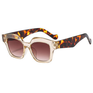 Nuevas gafas de sol personalizadas europeas y americanas, gafas de sol de foto de calle con marco grande para levantar <span class=keywords><strong>cejas</strong></span> resistentes a los rayos UV para mujer - Product Image 4