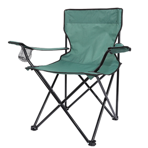 Chaise de camping pliable légère en métal <span class=keywords><strong>Aldi</strong></span> pour pique-nique en plein air, fauteuil confortable pour la pêche - Product Image 3