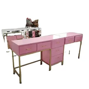 Yicheng Beauty Goedkope Prijs Modern Design Kaptafel Dressoir Met Spiegel Meisje Make-Up Tafel Met Spiegel Uit China Leverancier