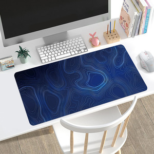 Abstract Lines Rubber <b>Mouse</b> Pad <b>Large</b> Rectangular Gaming Anti Slip Waterproof Desk <b>Mat</b> Office Use - Product Image 5