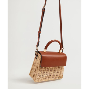 2021 più nuovo Disegno <span class=keywords><strong>Rafia</strong></span> Cestino del Sacchetto Della Signora di Ambiente Amichevole sacchetto tessuto per Le Donne Stile Vintage Borsa Della Signora - Product Image 4