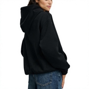 Sudadera Extra Grande para Mujer, Color Sólido, 100% Algodón, 380 GSM, Felpa, con Bolsillo, Manga Larga, para Otoño e Invierno - Product Image 6