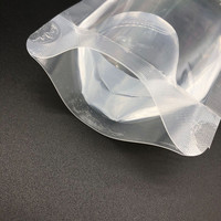 Pochettes à bec verseur transparentes imprimées en gravure, résistantes à la chaleur, de qualité alimentaire, en PET/PE, jetables, 50 ml, pour jus et boissons