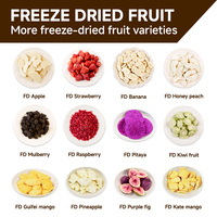 Natuurlijke zoete suikervrije gevriesdroogde perzikchips - gezonde knapperige snack bulk vacuümverpakking voor de detailhandel