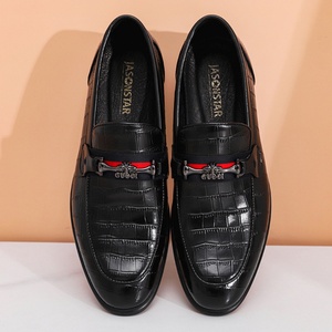 Zapatos de Plataforma de Alta Gama, Relajantes, de Cuero Genuino, de Una Pieza, con Punta Redonda, Muy Modernos y Versátiles - Product Image 1