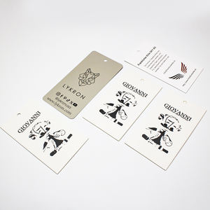 Étiquette à suspendre en papier écologique de haute qualité personnalisée pour les marques de vêtements-À utiliser sur les chaussures, les sacs de vêtements en jean - Product Image 3