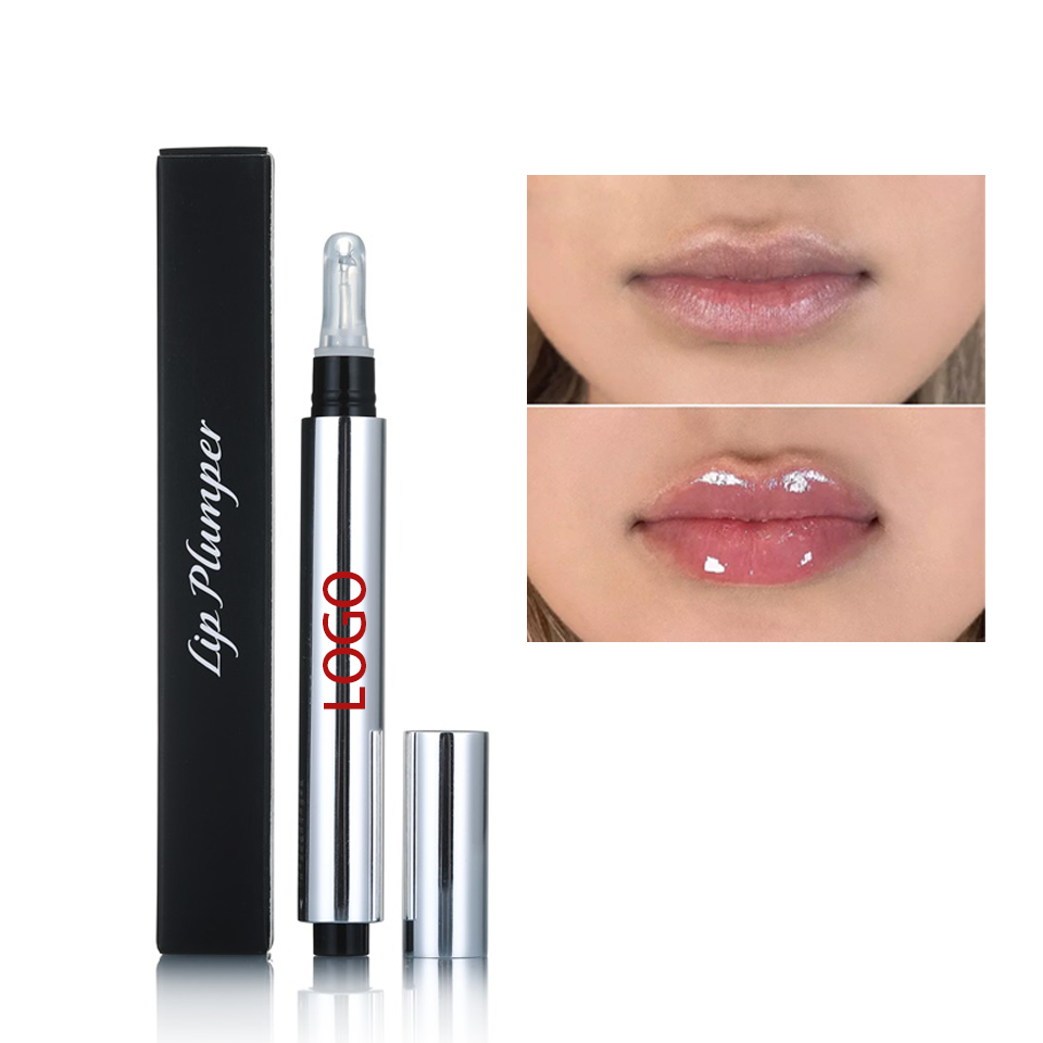 extreme lip plumper in shiny silver tube
