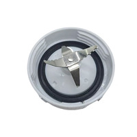 Base de mixeur en acier inoxydable et plastique pour usage commercial et domestique, compatible avec les robots culinaires et les centrifugeuses