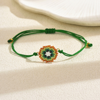Bracelet d'amitié bohème fait main en perles de rocaille pour femme, réglable, motif fruit, accessoire mignon pour l'été