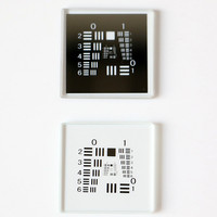 Yaopu Optics Resolution Calibration Plate Machine Vision Calibration Plate 25 * 25MM Positive Piece