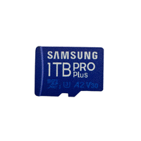 Convient à la carte Samsung Memory Pro Plus U3 A2 V30 Class10 TF d'origine avec adaptateur SD, mini carte SD de stockage, caméra 4K