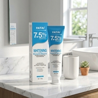 OEM ODM Dentifrice blanchissant à 7,5 % d'hydroxyapatite nano, élimination efficace des taches, haleine fraîche, réparation des dents, pâte dentifrice
