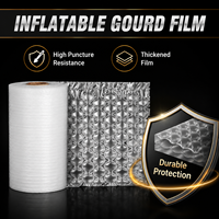 En stock et prêt à être expédié, film de protection en bulles gonflables en PE imperméable, rouleau de film protecteur avec livraison rapide