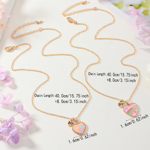 Nuovo Set di 2 Collane per Migliori Amiche, Ciondolo dell'Amicizia, Gioielli alla Moda per Donne, Regalo BFF - Product Image 4