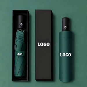 Ww5194 Customizable Logo Sunshade Printed Brand Sublimation <b>Windproof</b> Promotion Gift 3 Fold Automatic <b>Umbrella</b> - Product Image 1