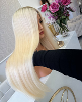 Topper en cheveux humains vierges bruts 100% invisibles, base en dentelle 4*4, 30 pouces, lisses naturels, raie libre, moyen, pour femmes ayant des cheveux clairsemés