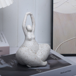 Sculpture <span class=keywords><strong>de</strong></span> femme en résine blanche, ornements pour salon, chambre, hall - Décoration <span class=keywords><strong>de</strong></span> la maison pour le Nouvel An chinois et Pâques - Product Image 6