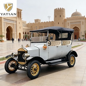 Vehículo Eléctrico Turístico Vintage LSV Homologado para Circular por la Calle con Motor de CA de 5KW para Complejos Turísticos y Atracciones Turísticas - Product Image 3