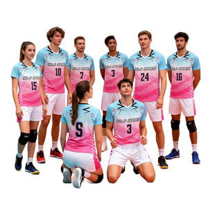 Wholesale Design Your Own <b>College</b> Team Competition Volleyball Uniform Quick drying Sublimation Volleyball Jersey - Product Image 4