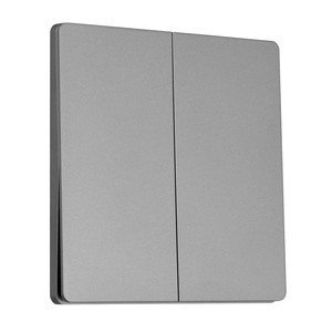 Anh tiêu chuẩn sang trọng 86 loại PC Bảng điều chỉnh Glass Ánh Sáng Thiết bị chuyển mạch 2 Gang 1 cách 2 cách EU chuyển đổi nhà sử dụng đôi cực Max Điện áp 250V 16A - Product Image 1