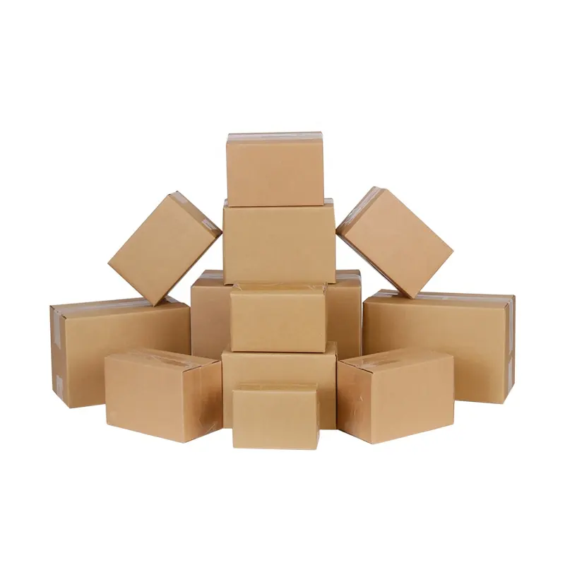 थोक कस्टम उच्च गुणवत्ता क्राफ्ट नालीदार पैकेजिंग मेलर बक्से पर्यावरण के अनुकूल दफ़्ती बक्से पैकेजिंग